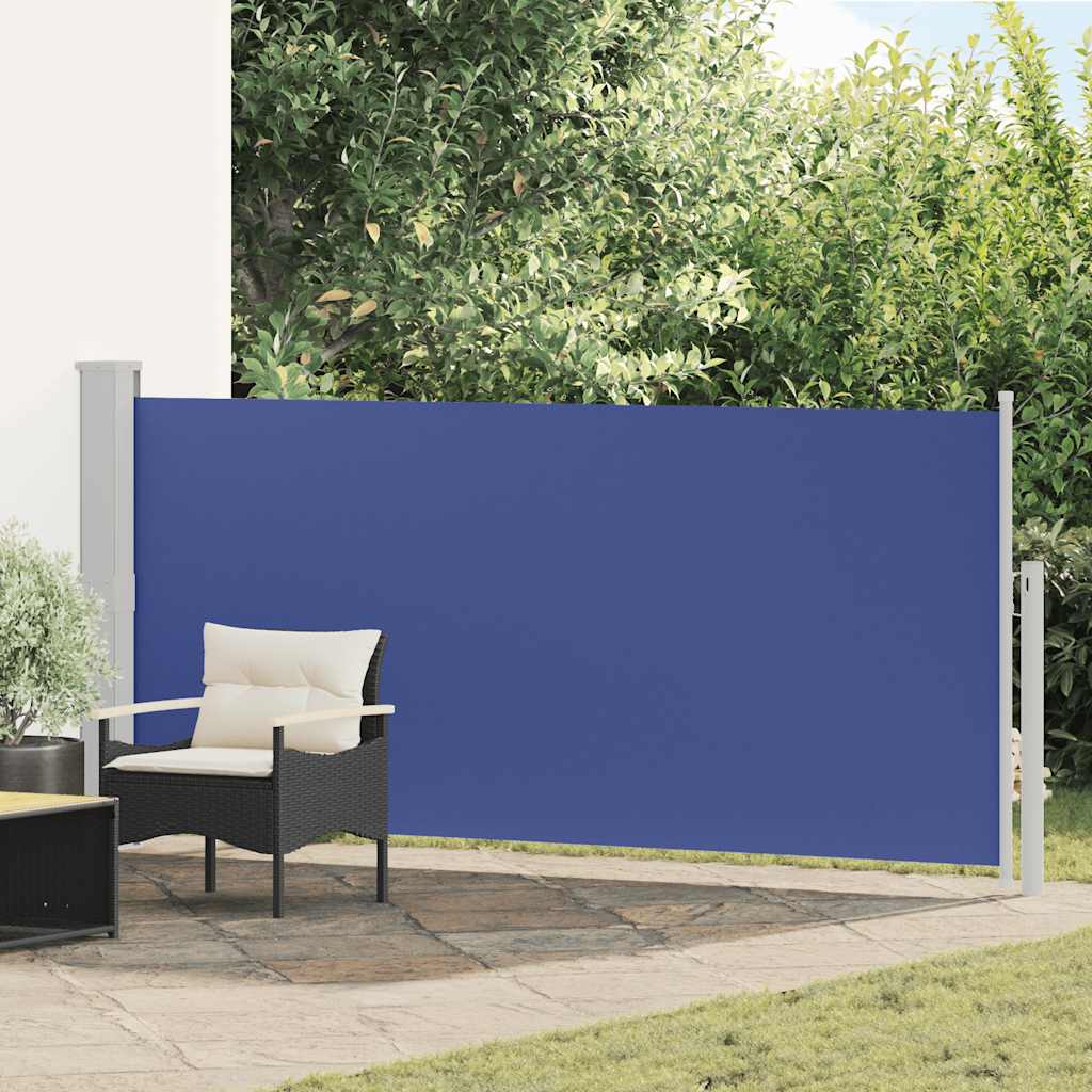 Uvlačiva bočna tenda 140 x 300 cm plava