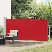 Uvlačiva bočna tenda 140 x 300 cm crvena