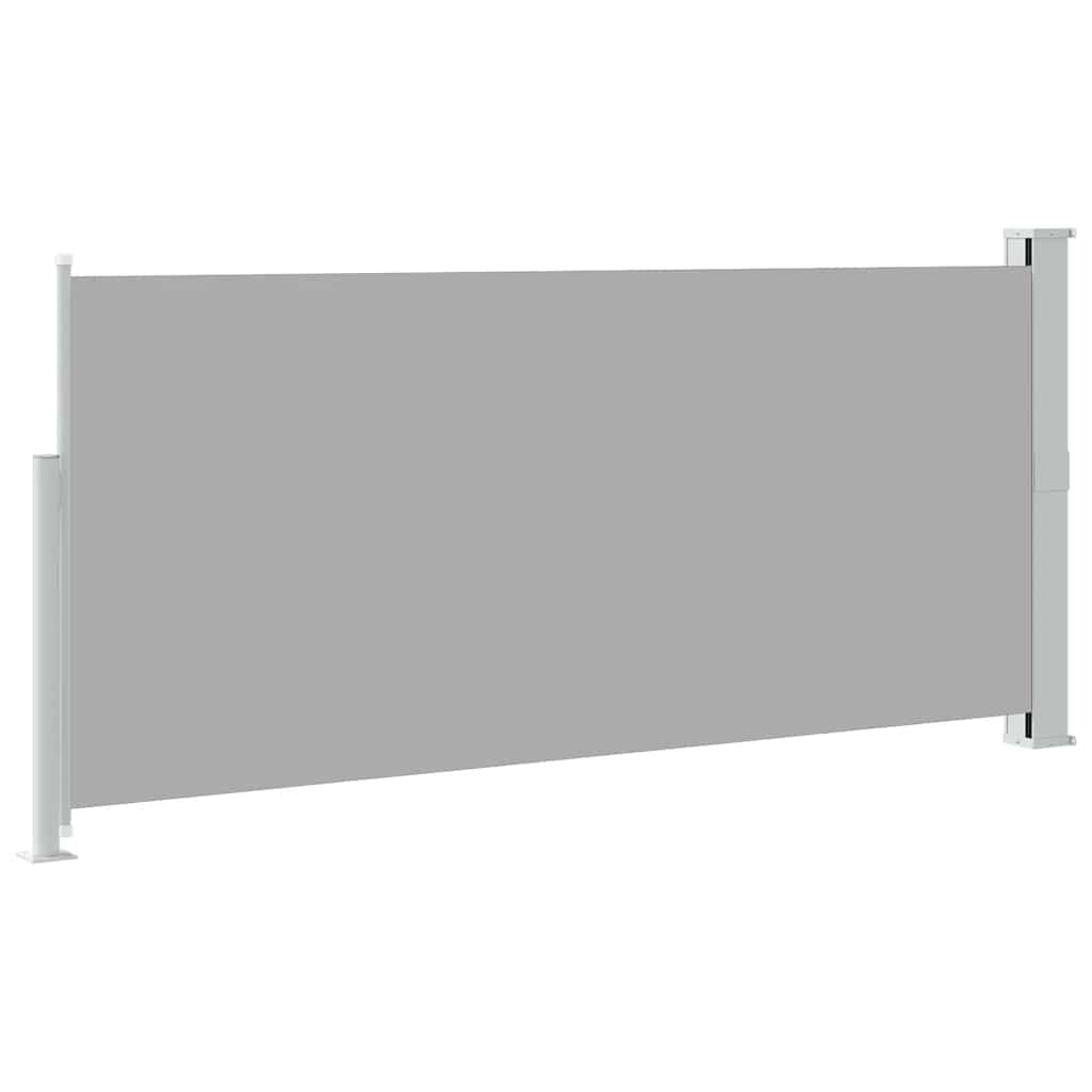 Uvlačiva bočna tenda 140 x 300 cm siva