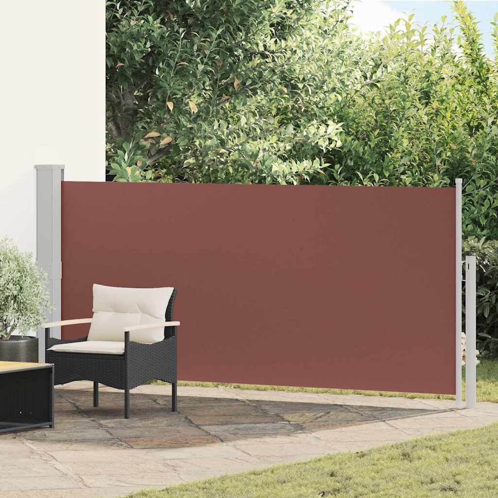 Uvlačiva bočna tenda 140 x 300 cm smeđa