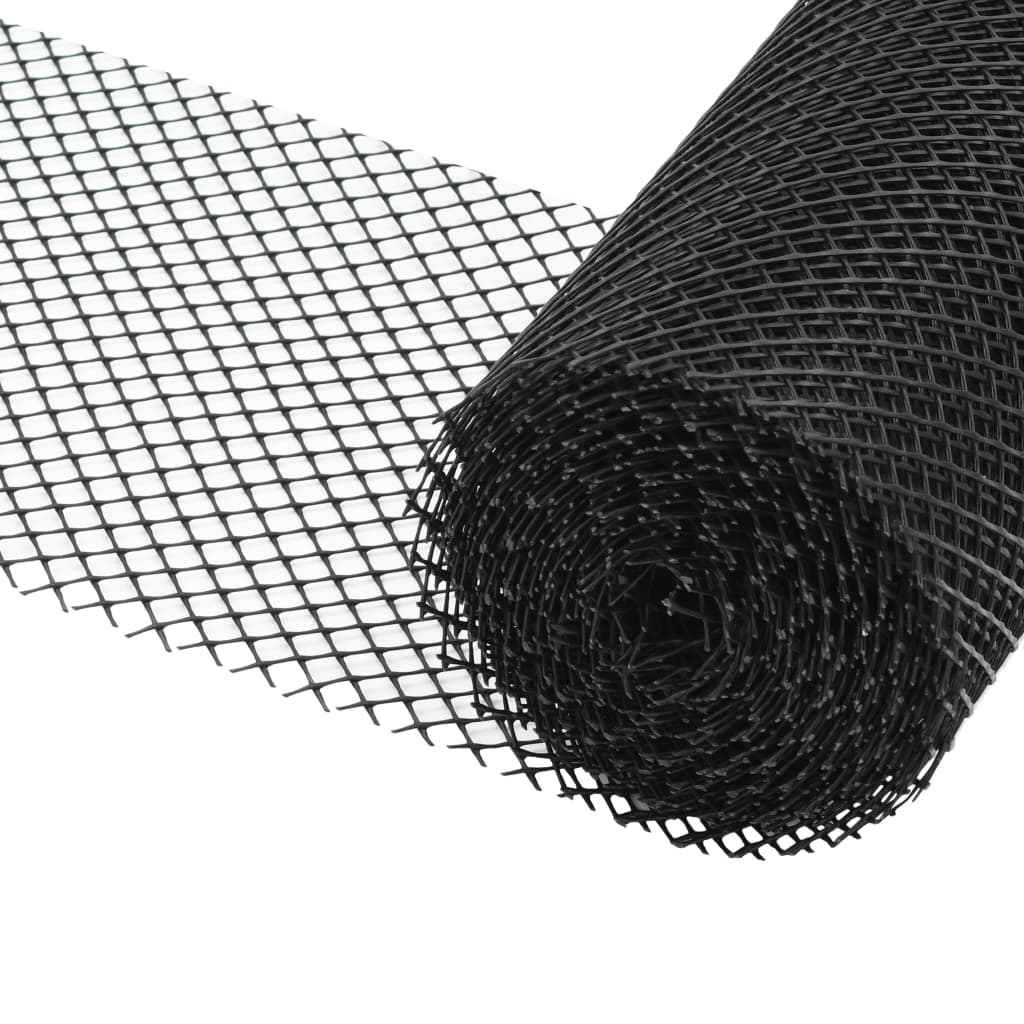 4-dijelna mreža za oluk sa spojnicama HDPE 1,08 m²