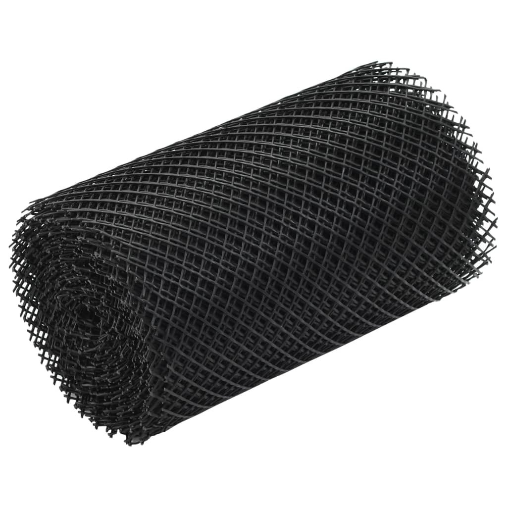 4-dijelna mreža za oluk sa spojnicama HDPE 1,08 m²