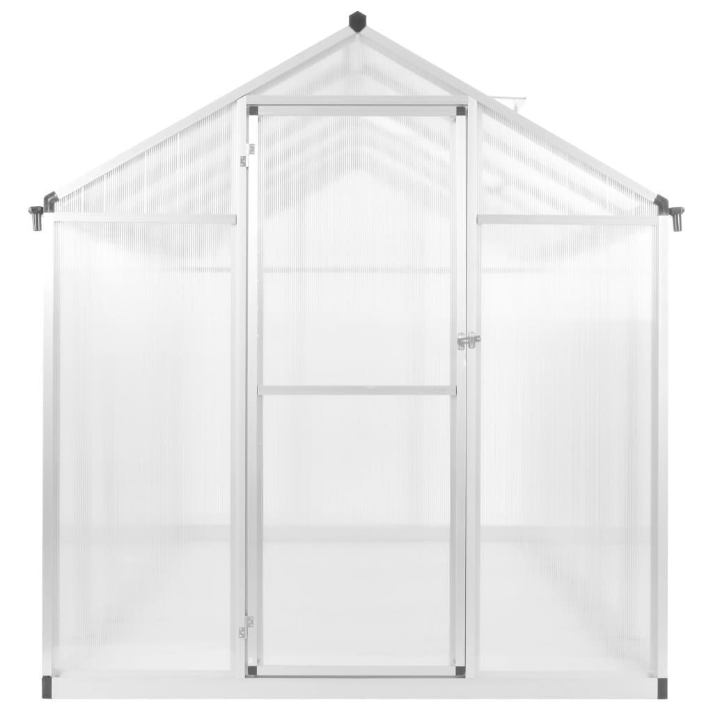 Staklenik od aluminija 362 x 190 x 195 cm 13,41 m³
