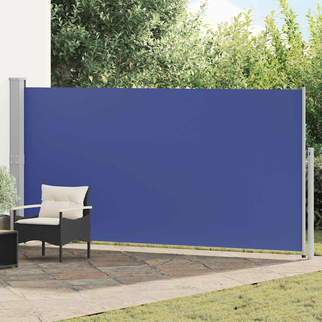 Uvlačiva bočna tenda 160 x 500 cm plava