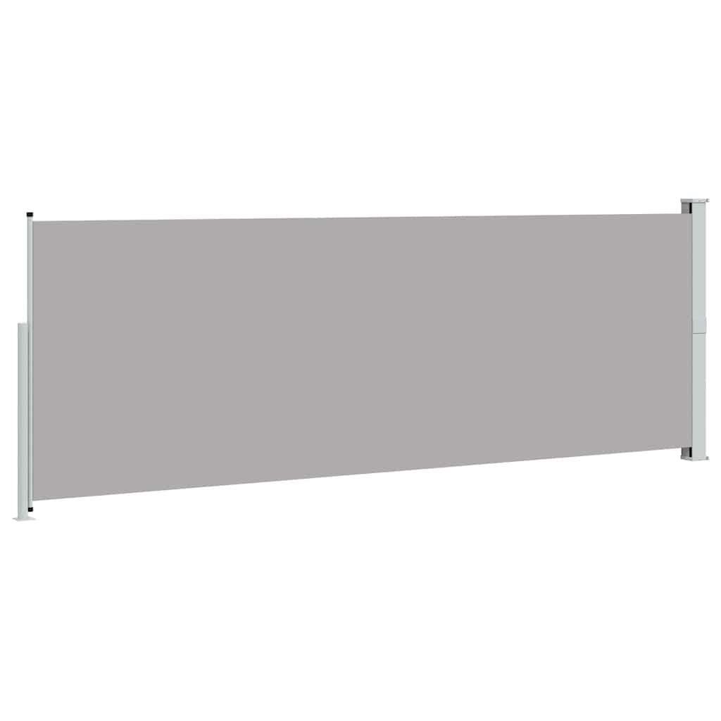 Uvlačiva bočna tenda 160 x 500 cm siva