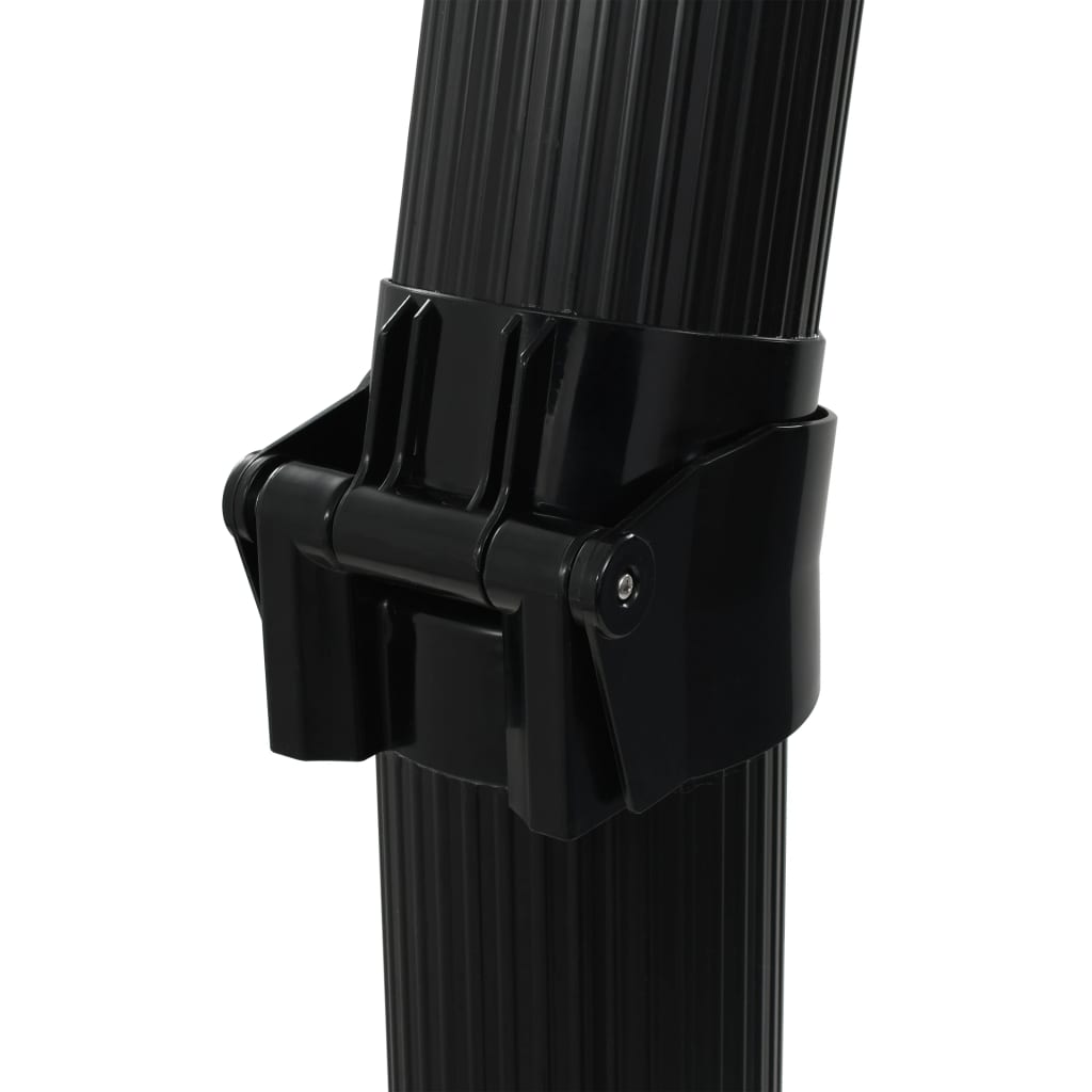Sklopivi solarni tuš crni 214 cm 23 L