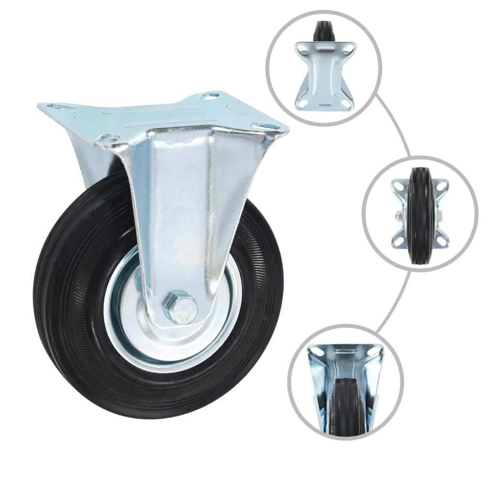 Fiksni kotačići 4 kom 125 mm