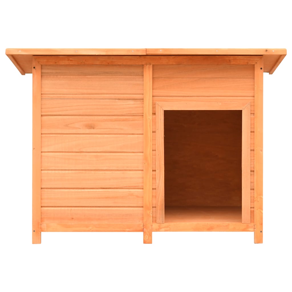 Kućica za pse od masivne borovine i jelovine 120 x 77 x 86 cm