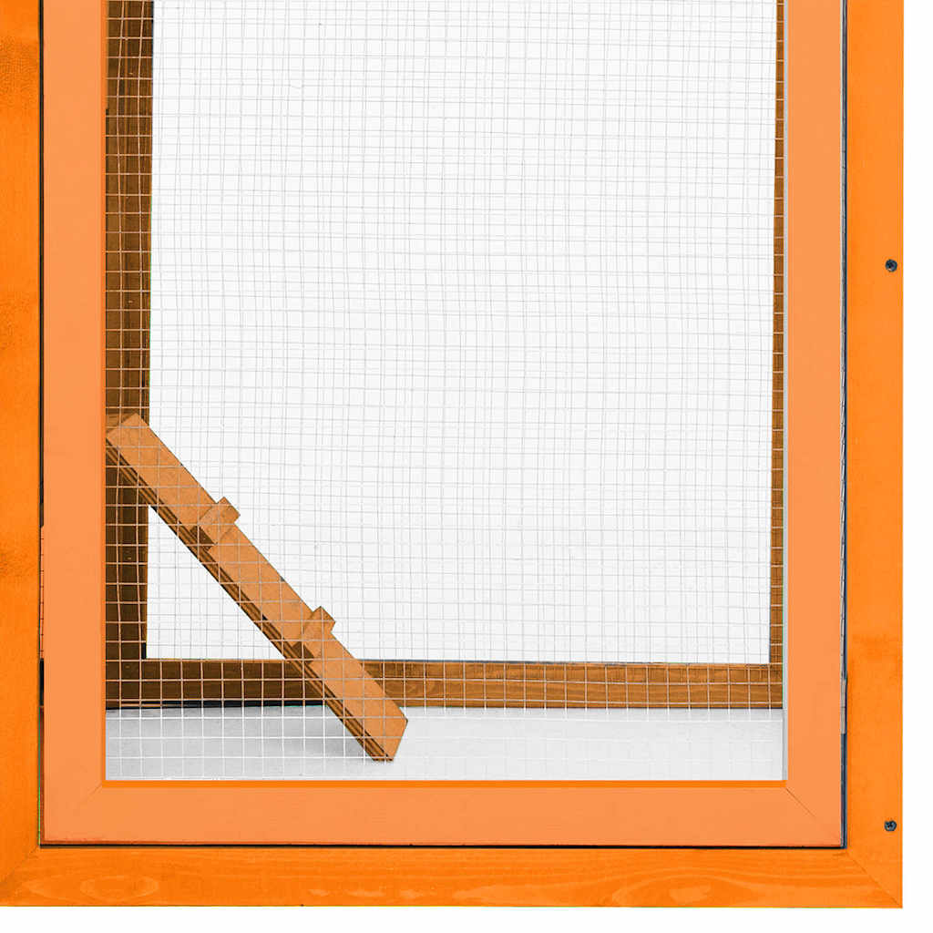 Kavez za kokoši od masivne borovine i jelovine 170x81x110 cm