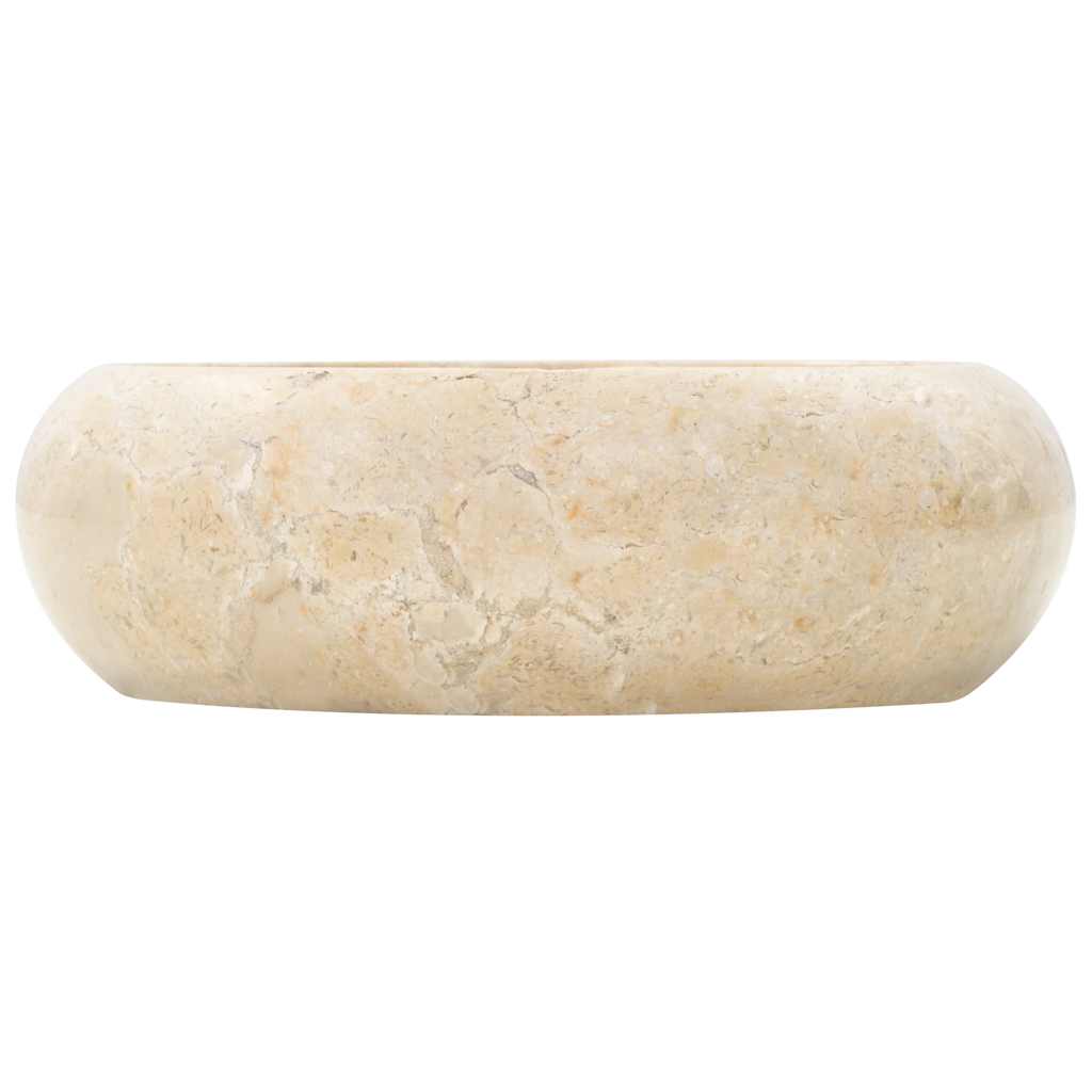Umivaonik 40 x 12 cm mramorni krem