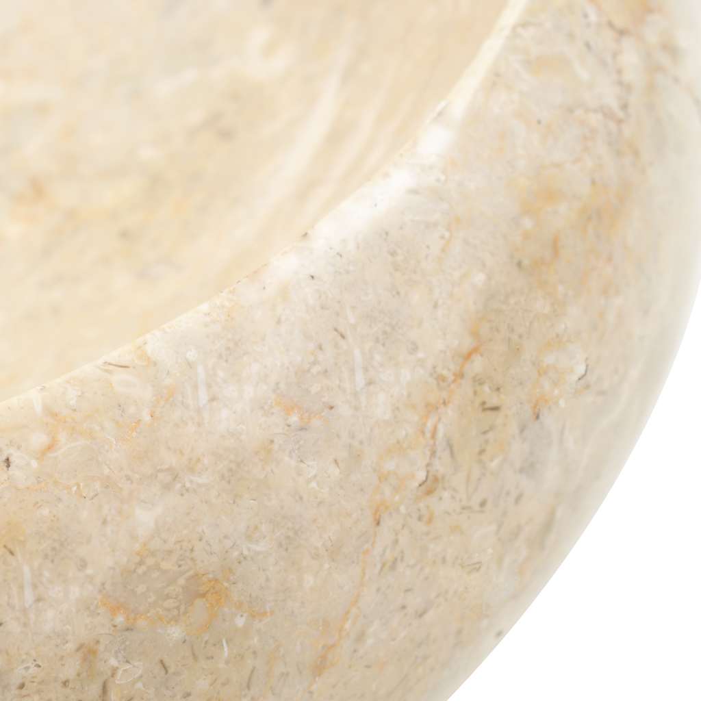 Umivaonik 40 x 12 cm mramorni krem
