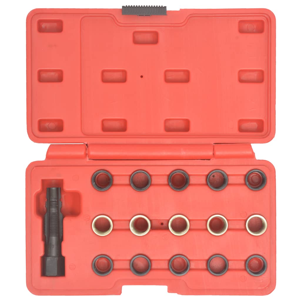 16-dijelni set alata za popravak navoja svjećice M14 x 1,25