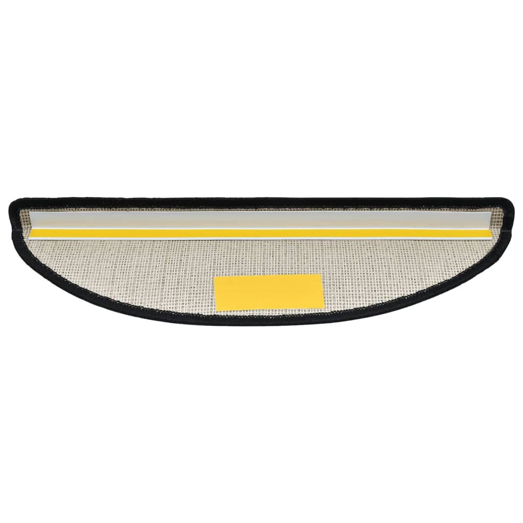 Prostirke za stepenice 15 kom 56x17x3 cm antracit poluokrugle