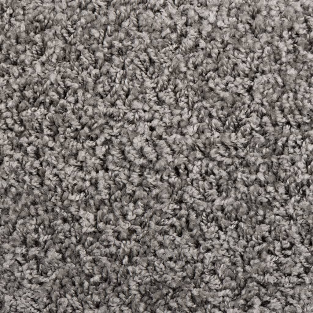 Prostirke za stepenice 15 kom 65x21x4 cm sive poluokrugle velike