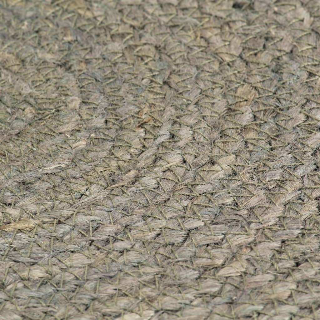 Podmetači 6 kom obični/sivi 38 cm okrugli od jute