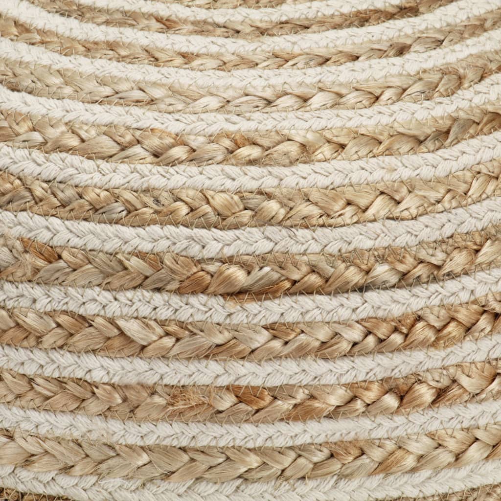 Ručno rađeni tabure od jute 40 x 45 cm