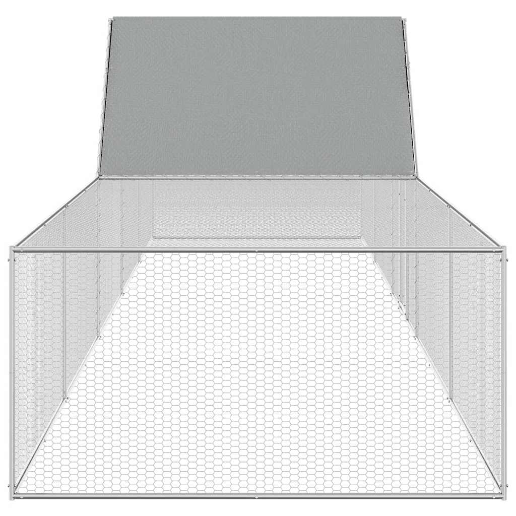 Kokošinjac od pocinčanog čelika 10 x 2 x 2 m