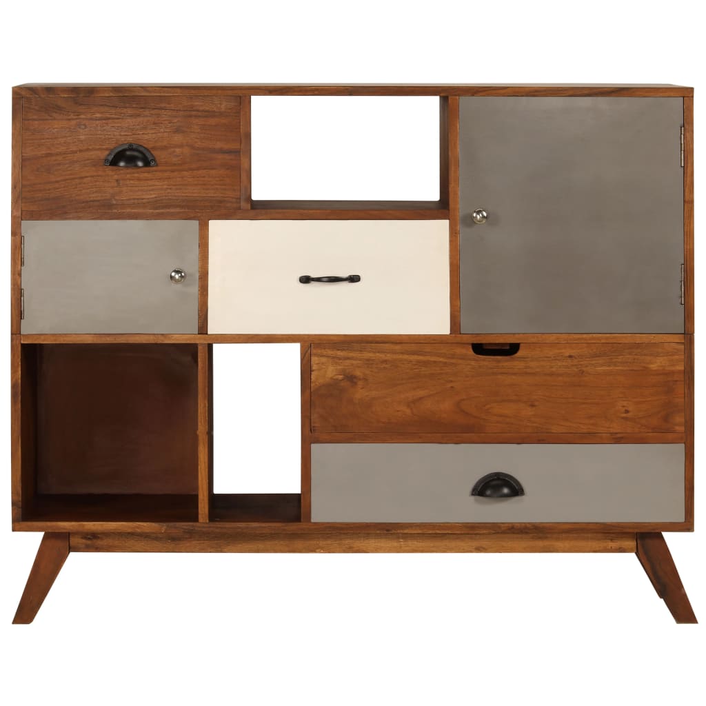 Komoda od masivnog bagremovog drva 115 x 35 x 86 cm