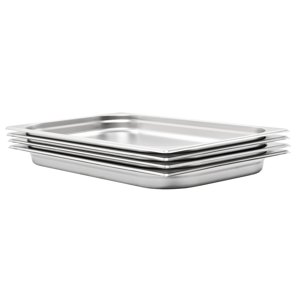 Posude Gastronorm 4 kom GN 1/1 40 mm od nehrđajućeg čelika