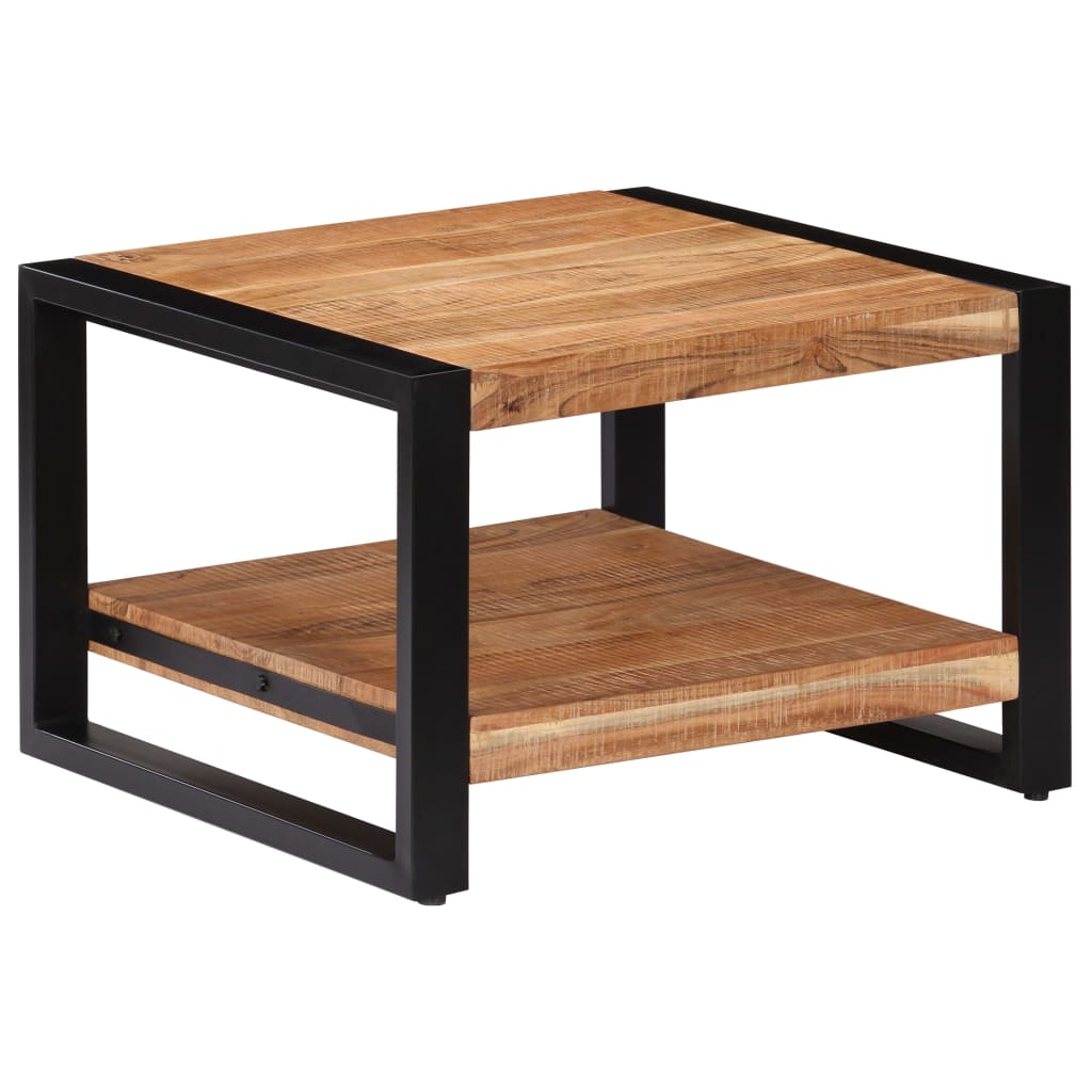 Stolić za kavu od masivnog bagremovog drva 60 x 60 x 40 cm