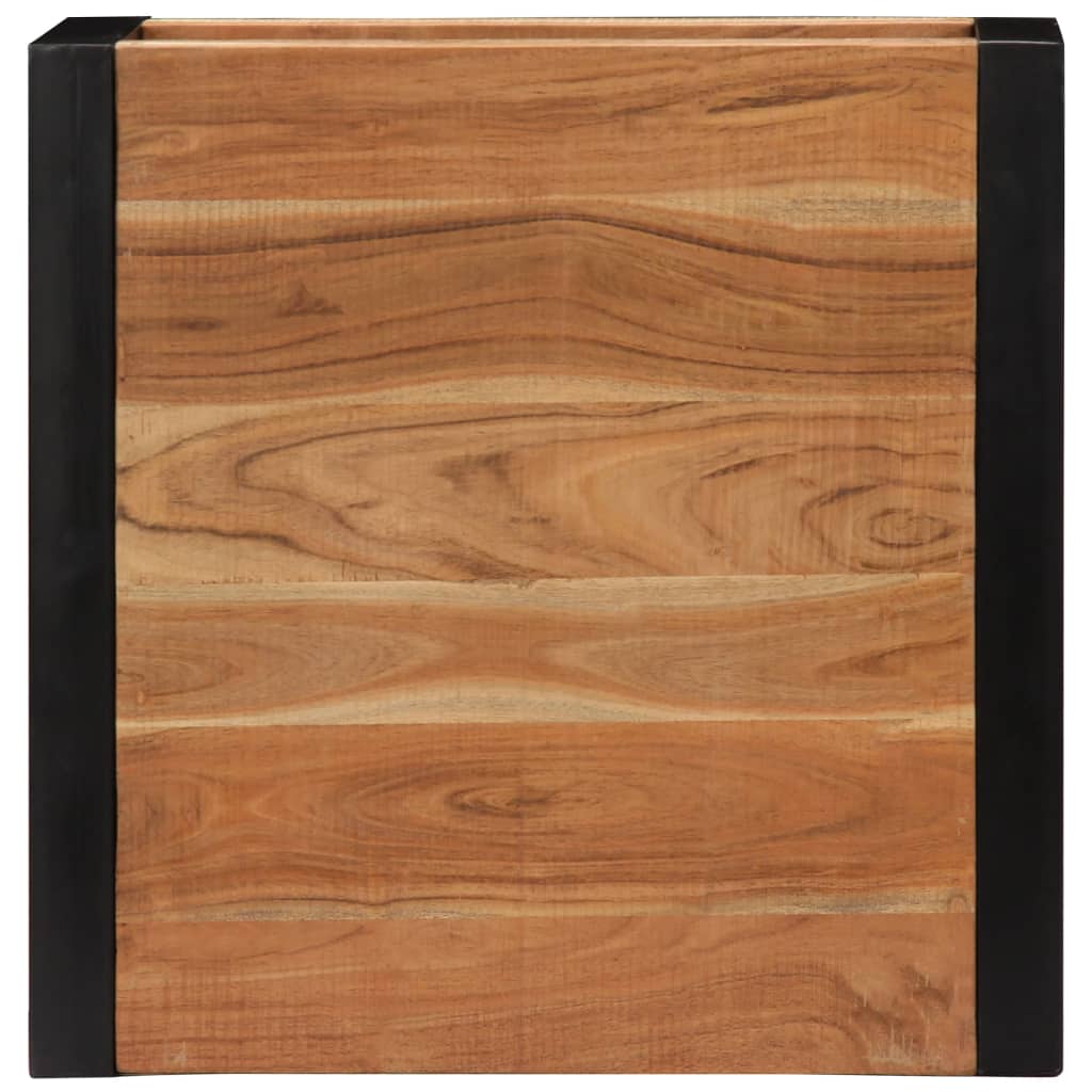 Stolić za kavu od masivnog bagremovog drva 60 x 60 x 40 cm