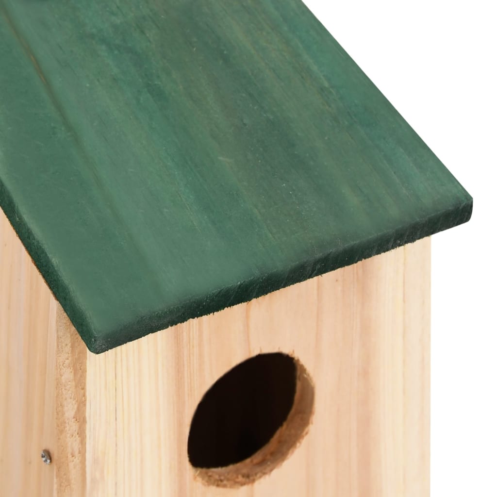 Kućice za ptice 8 kom drvene 12 x 12 x 22 cm