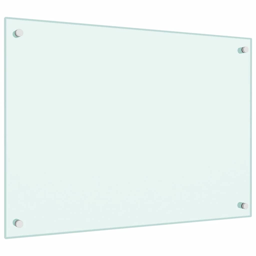Kuhinjska zaštita od prskanja mliječna 70 x 50 cm kaljeno staklo