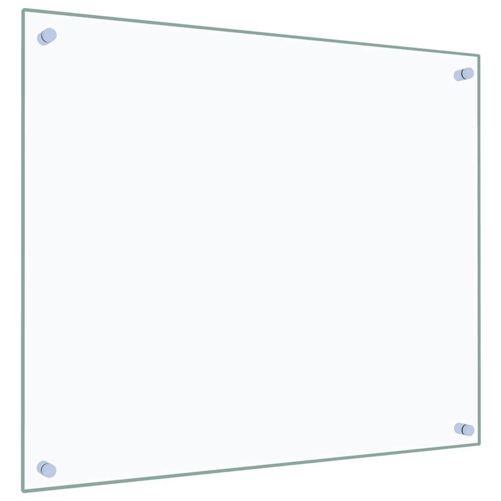Kuhinjska zaštita od prskanja prozirna 70x60 cm kaljeno staklo