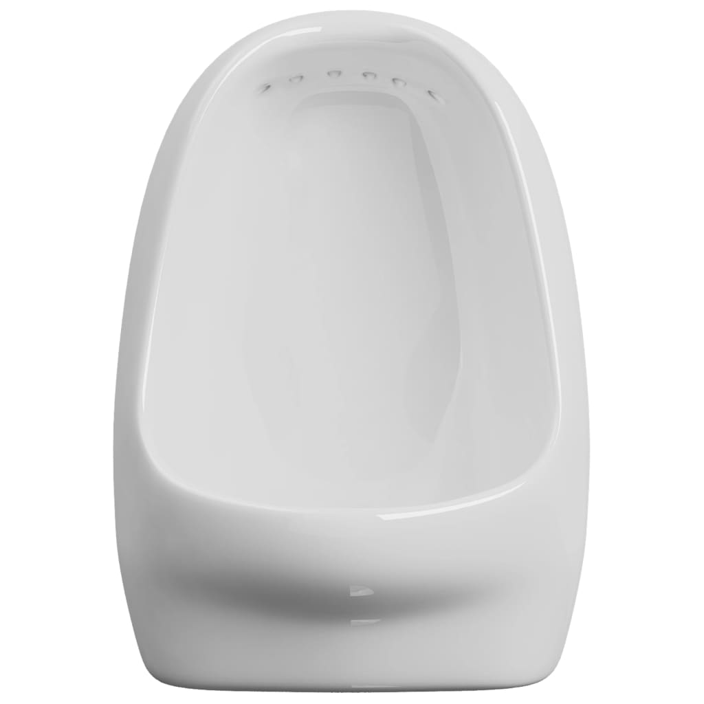 Zidni pisoar s ventilom za ispiranje keramički bijeli