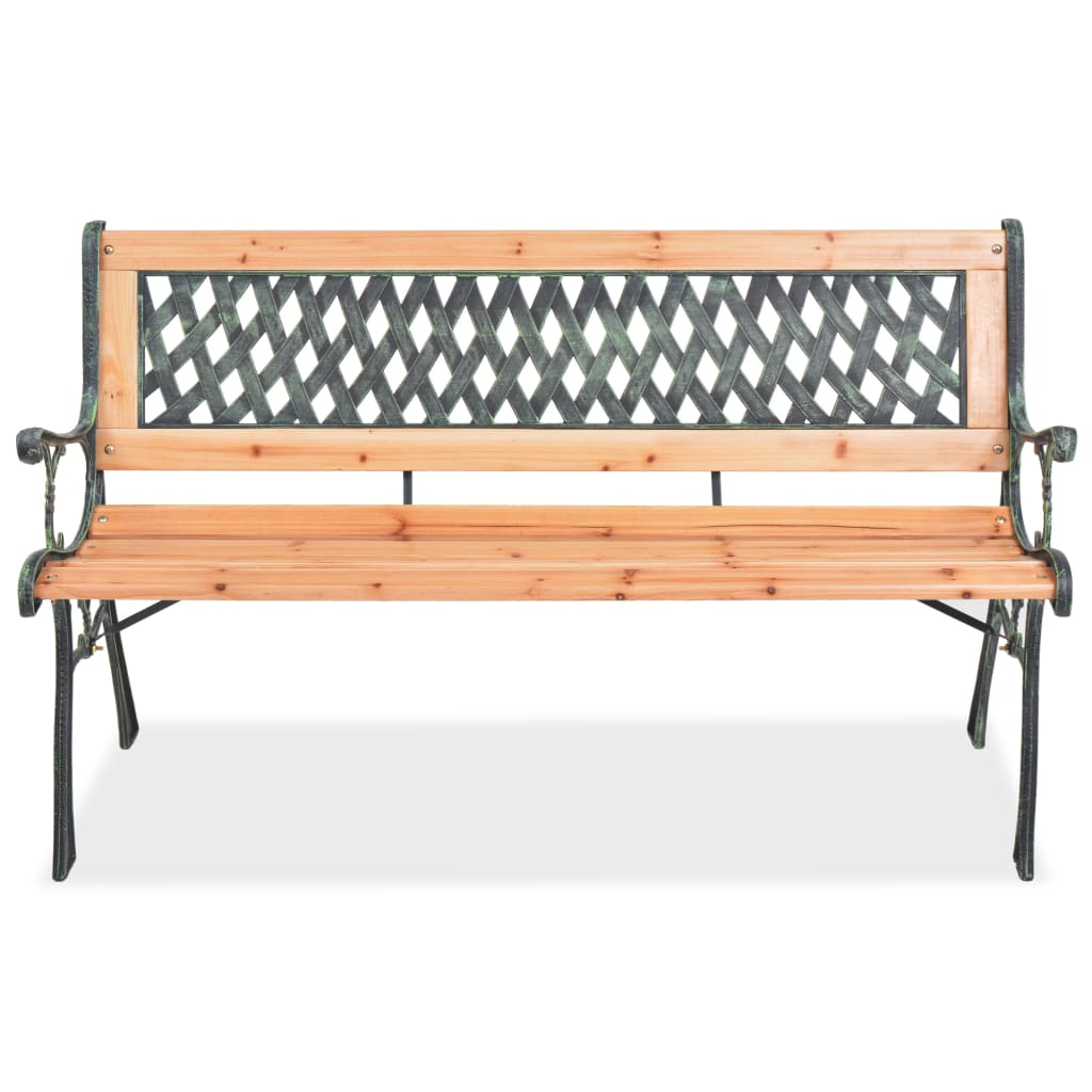 Vrtna klupa 122 cm drvena