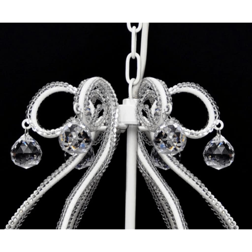 Luster s 2300 kristala bijeli