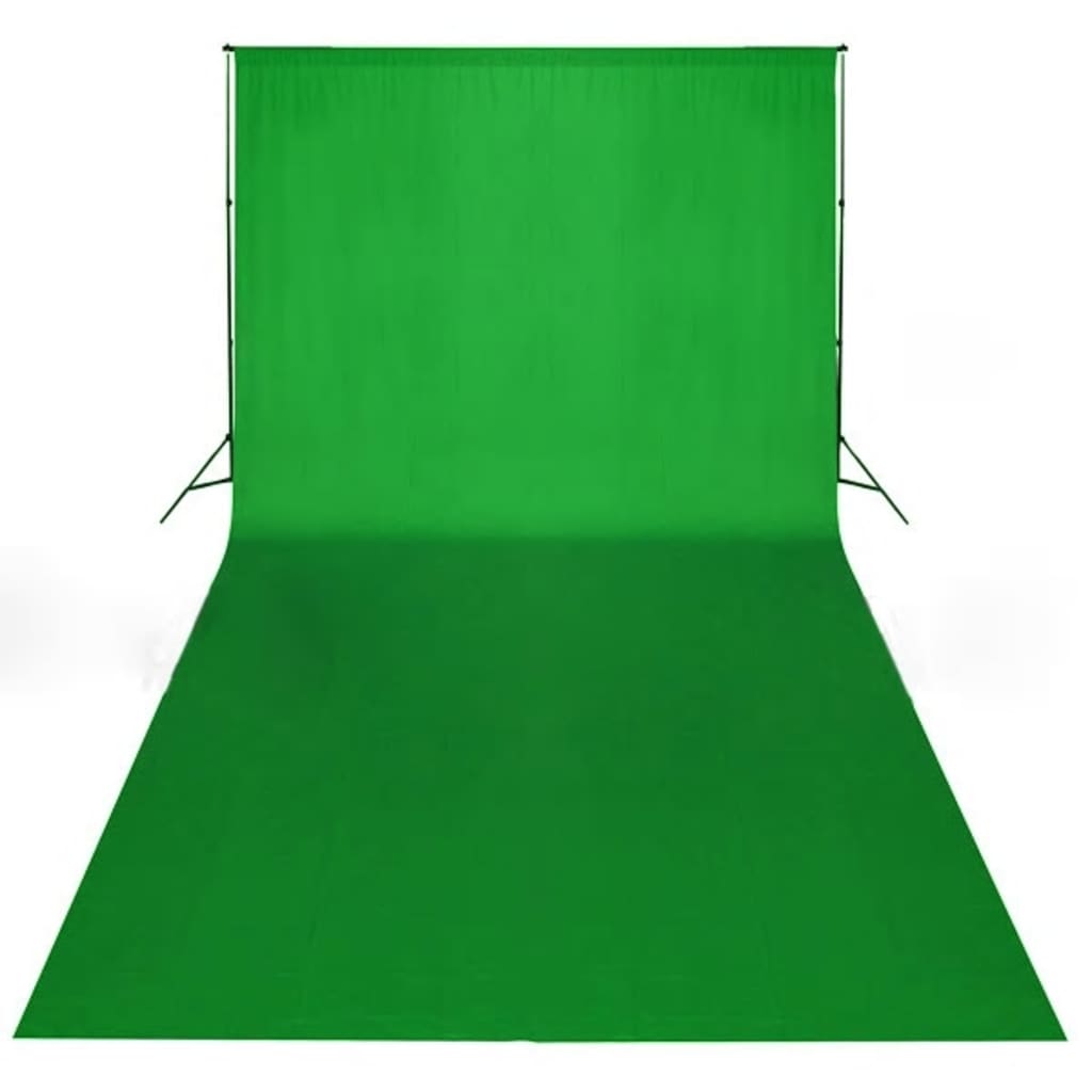 Pozadina pamučna bez stalka zelena 600 x 300 cm chroma key