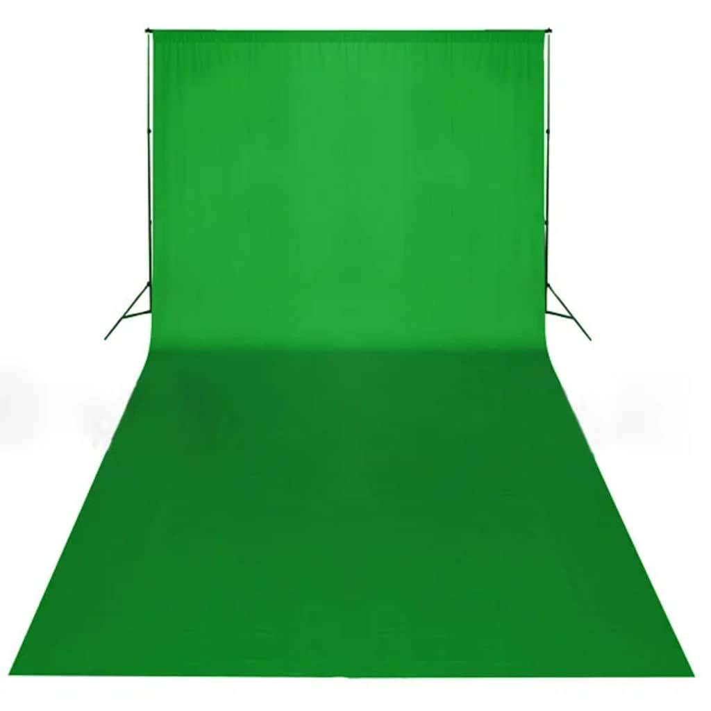Pozadina pamučna bez stalka zelena 600 x 300 cm chroma key