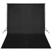 Pozadinski sustav s potporom 500 x 300 cm crni
