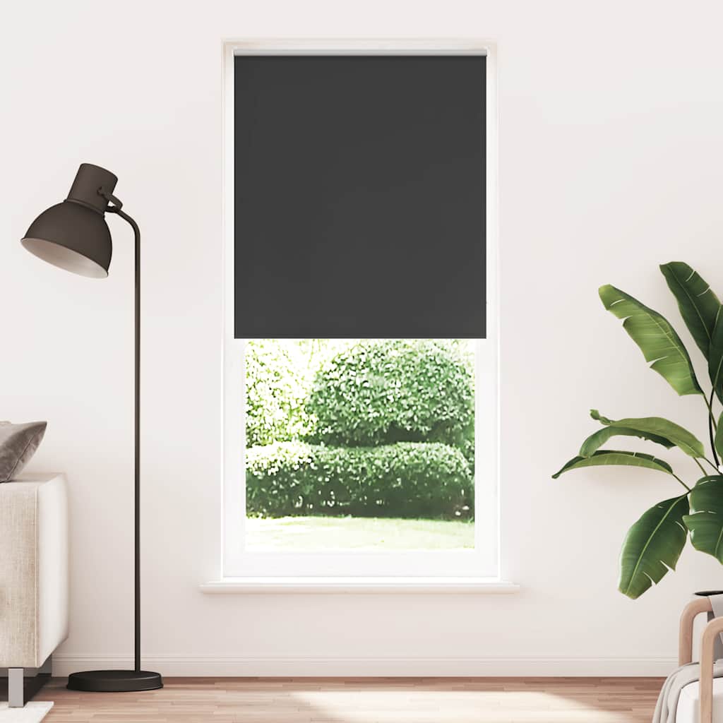 Rolo zavjesa za zamračivanje 84,4 x 230 cm Širina tkanine 80 cm crna