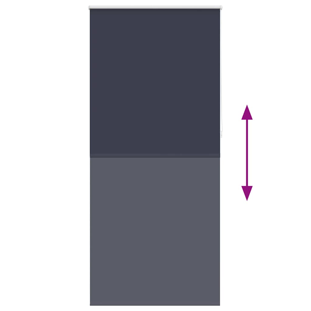 Rolo zavjesa za zamračivanje 124,4 x 230 cm Širina tkanine 120 cm mornarsko plava