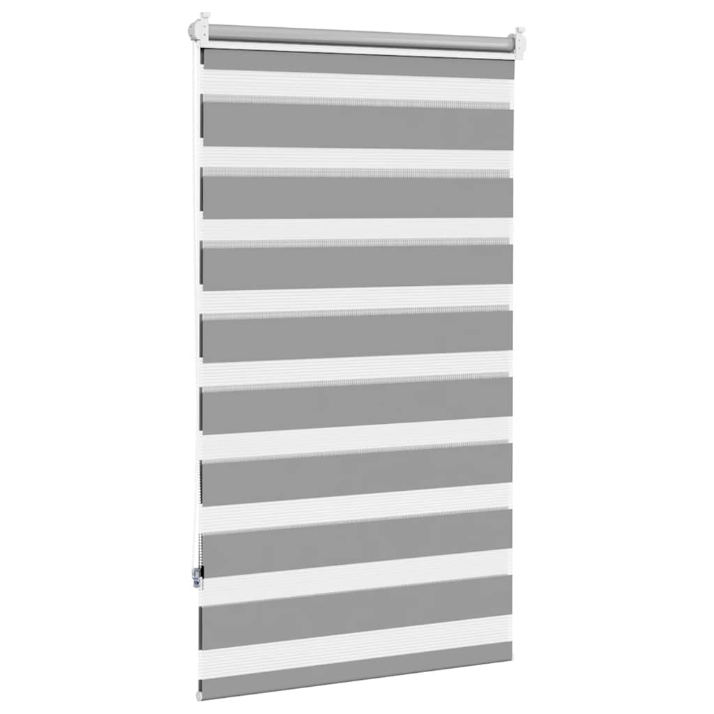 Zebra zavjesa 90,9 x 150 cm Širina tkanine 86,7 cm siva