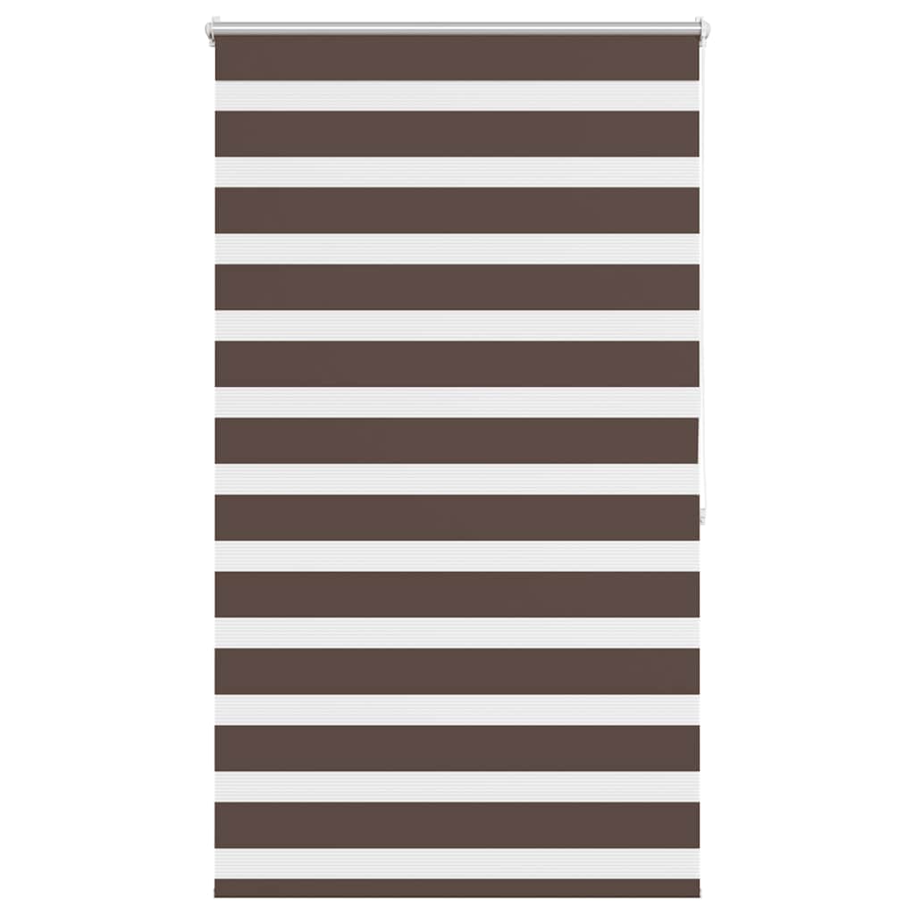 Zebra zavjesa 100,9x175 cm Širina tkanine 96,7 cm boje kave