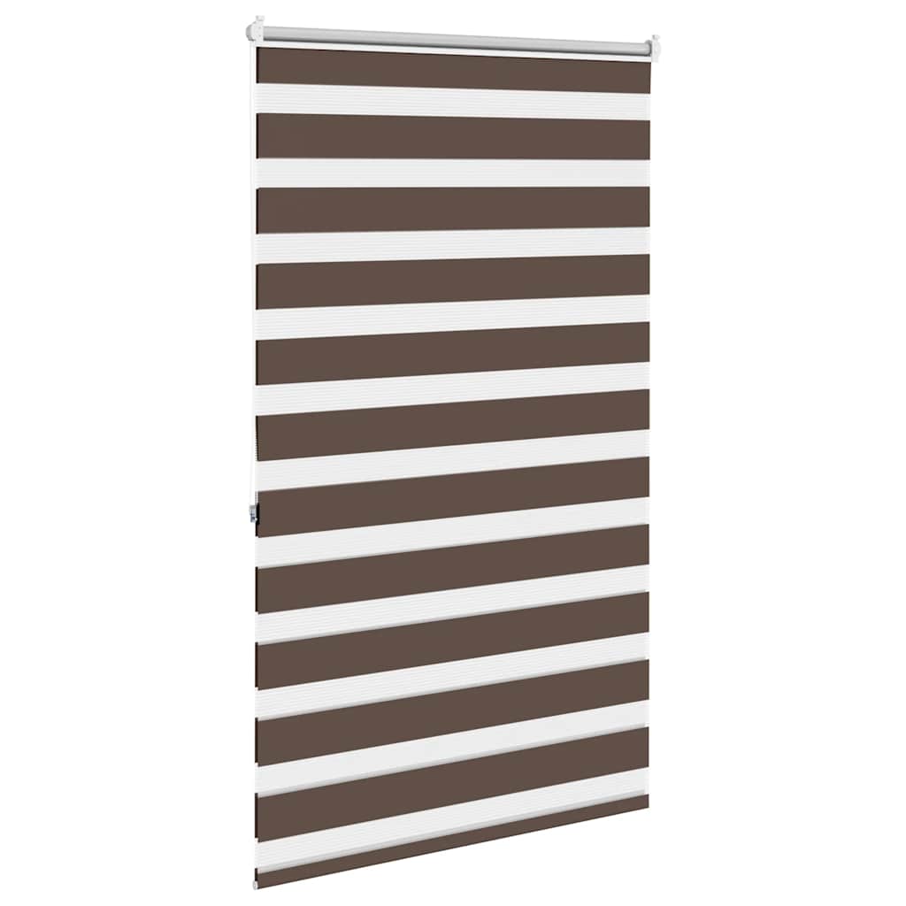 Zebra zavjesa 100,9x175 cm Širina tkanine 96,7 cm boje kave
