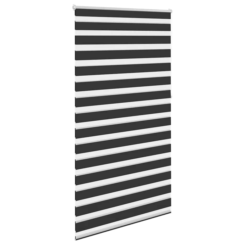 Zebra zavjesa 120,9 x 230 cm Širina tkanine 116,7 cm crna