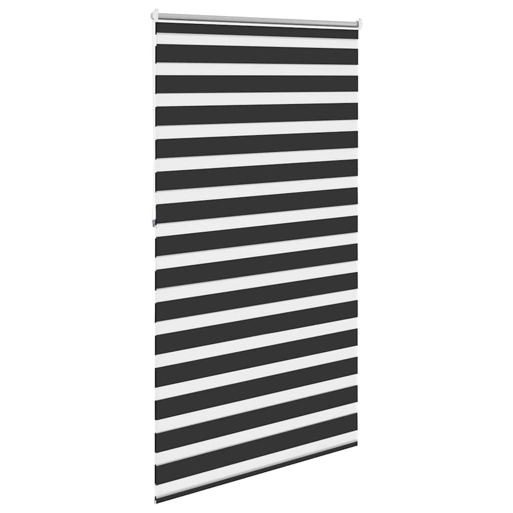Zebra zavjesa 120,9 x 230 cm Širina tkanine 116,7 cm crna