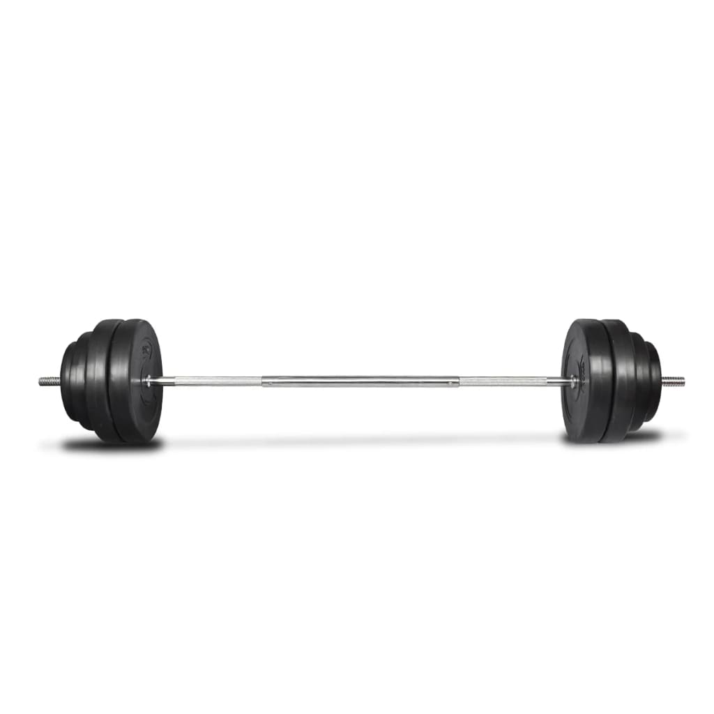 Set šipke za dvoručni uteg s pločama 60 kg