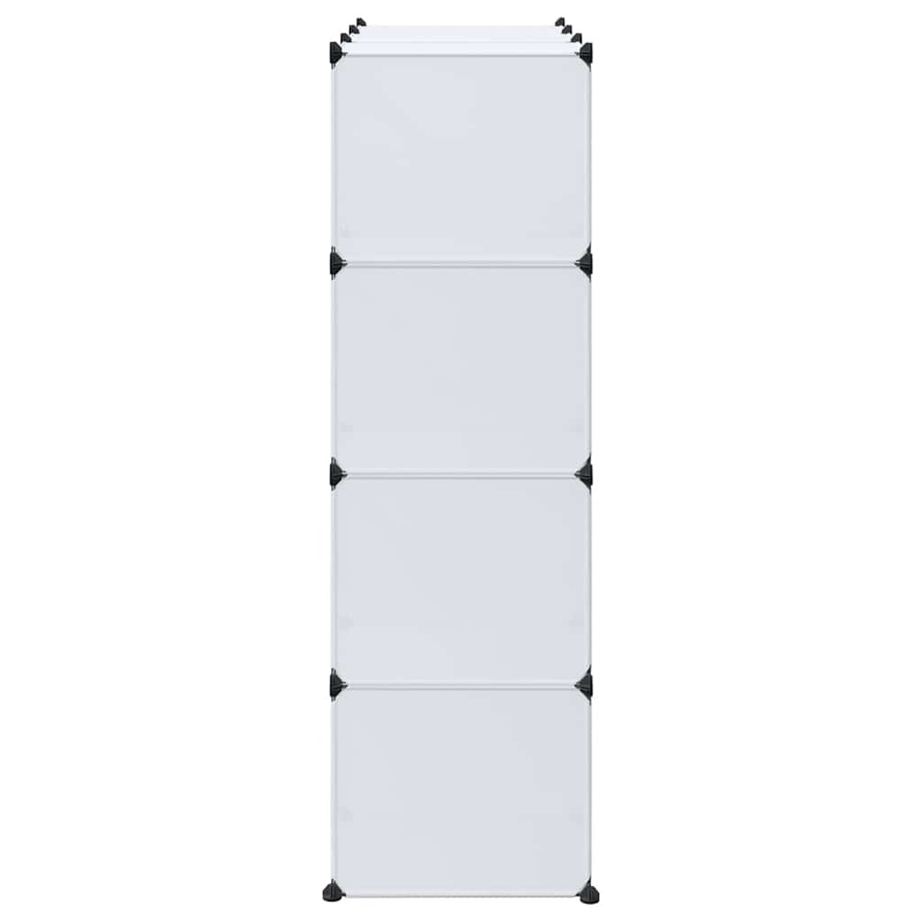 Modularni ormarić s 9 odjeljaka 109x36,5x143 cm bijeli