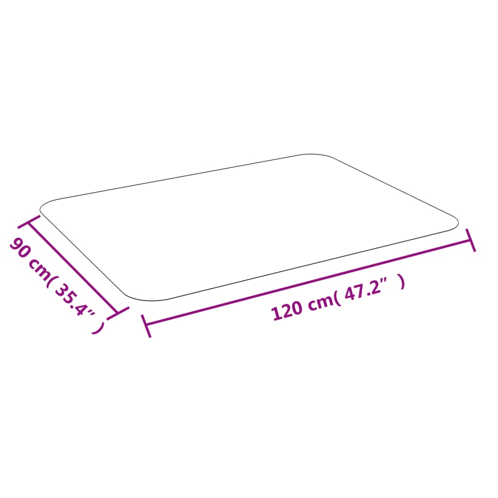 Podna prostirka za laminat ili tepih 90 cm x 120 cm