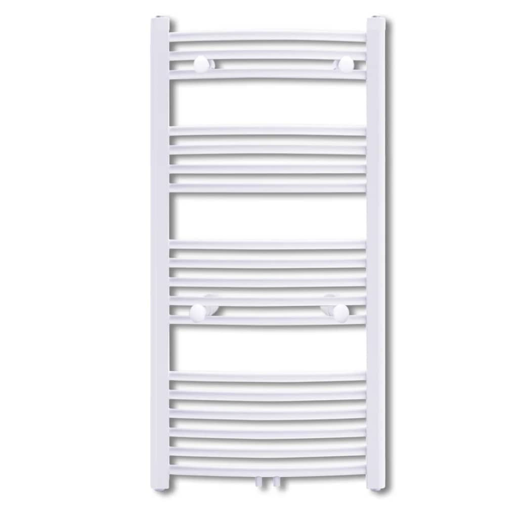 Kupaonski Radijator za Centralno grijanje Zaobljenih cijevi 600 x 1160mmBočni & Srednji priključak