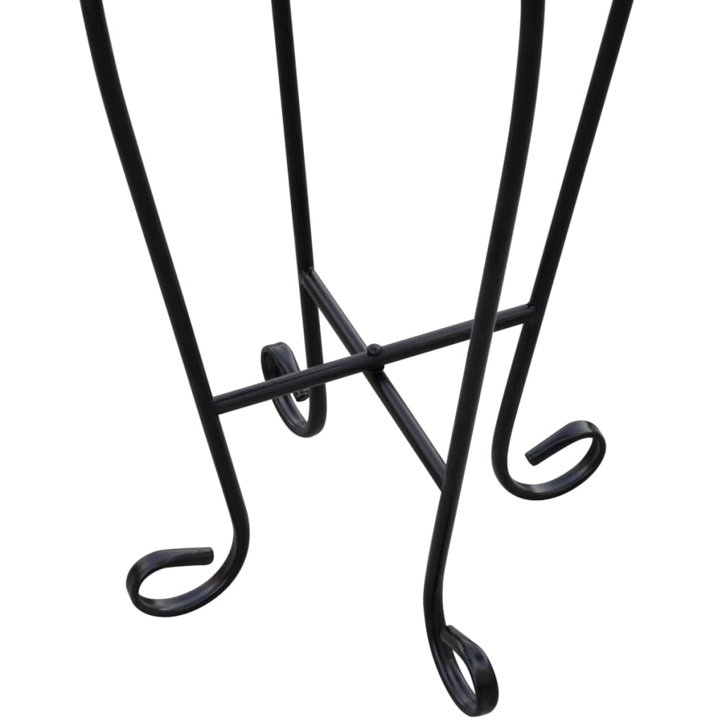 Mozaični pomoćni stolić za biljke terakota