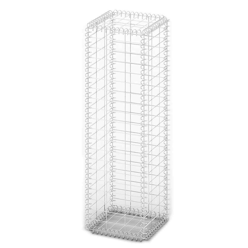 Gabionska košara s poklopcima od pocinčane žice 100 x 30 x 30 cm