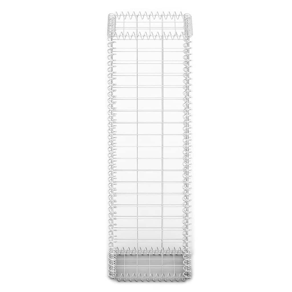 Gabionska košara s poklopcima od pocinčane žice 100 x 30 x 30 cm