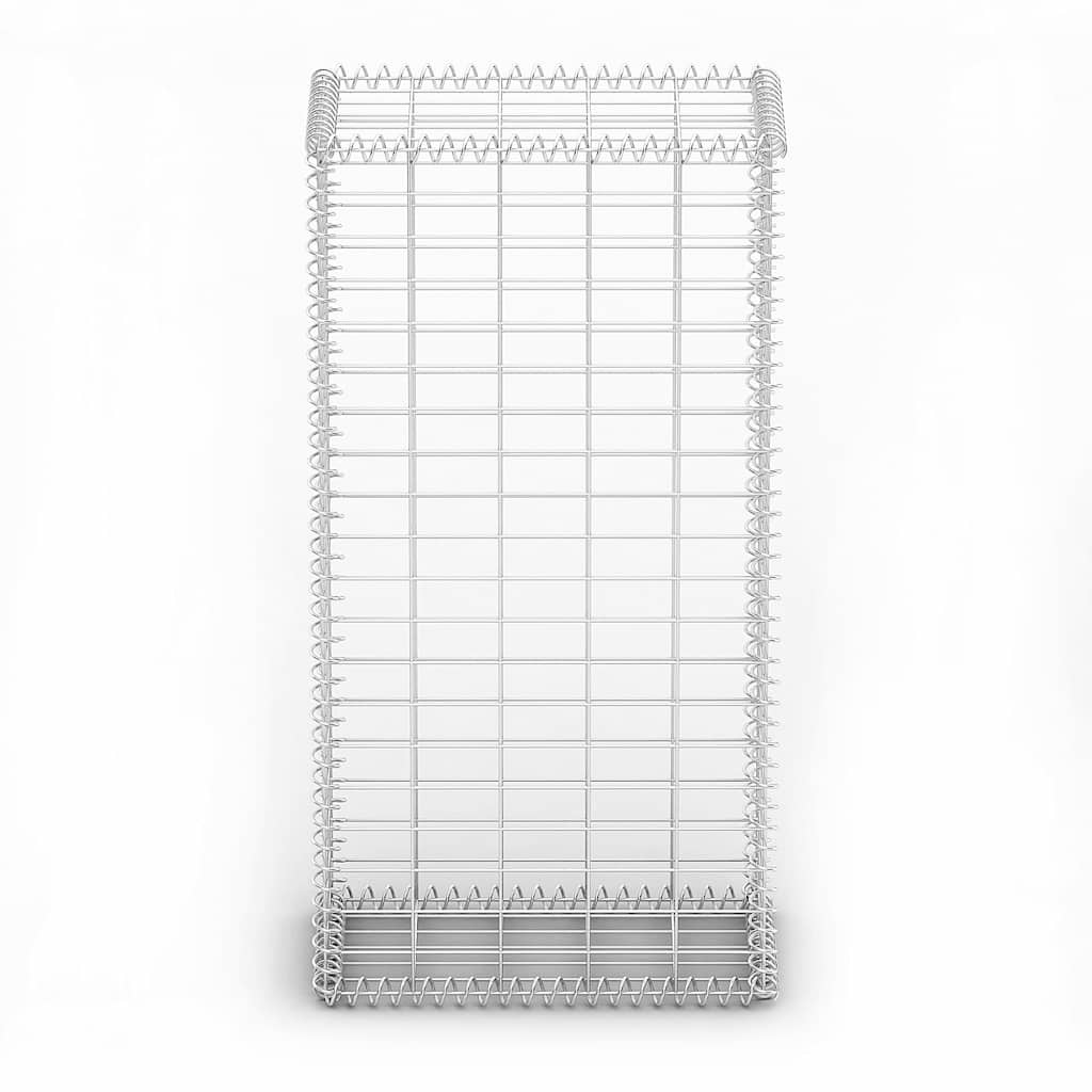 Gabionska košara s poklopcima od pocinčane žice 100 x 50 x 30 cm