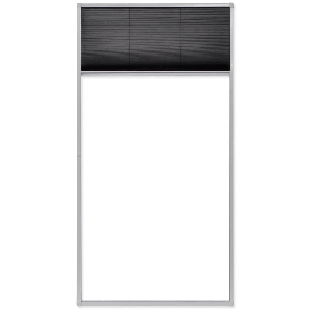 Plisirani prozorski zastor protiv insekata 80 x 160 cm